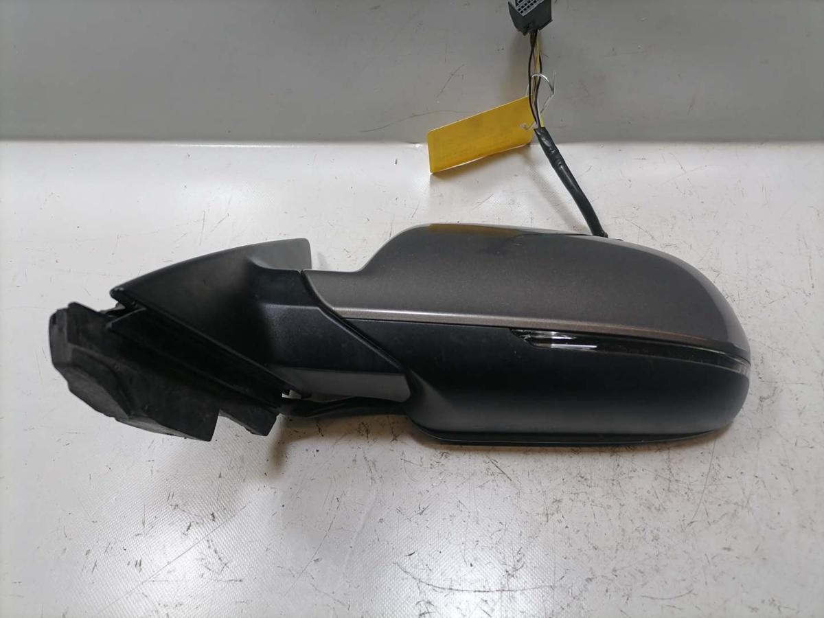 Audi A3 8P original Au&szlig;enspiegel links elektrisch LY1P Dakotagrau Metallic BJ12